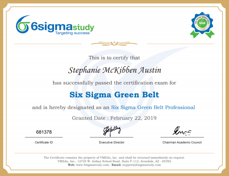 Six Sigma Green Belt – The Agile Courses